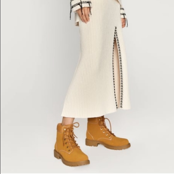 ZARA LACE UP ANKLE BOOTS - Picture 3 of 15